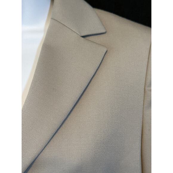 J CREW Womens Wool Blazer made in Japan Gray 3 Button Classic Business Career 4 - Picture 8 of 14